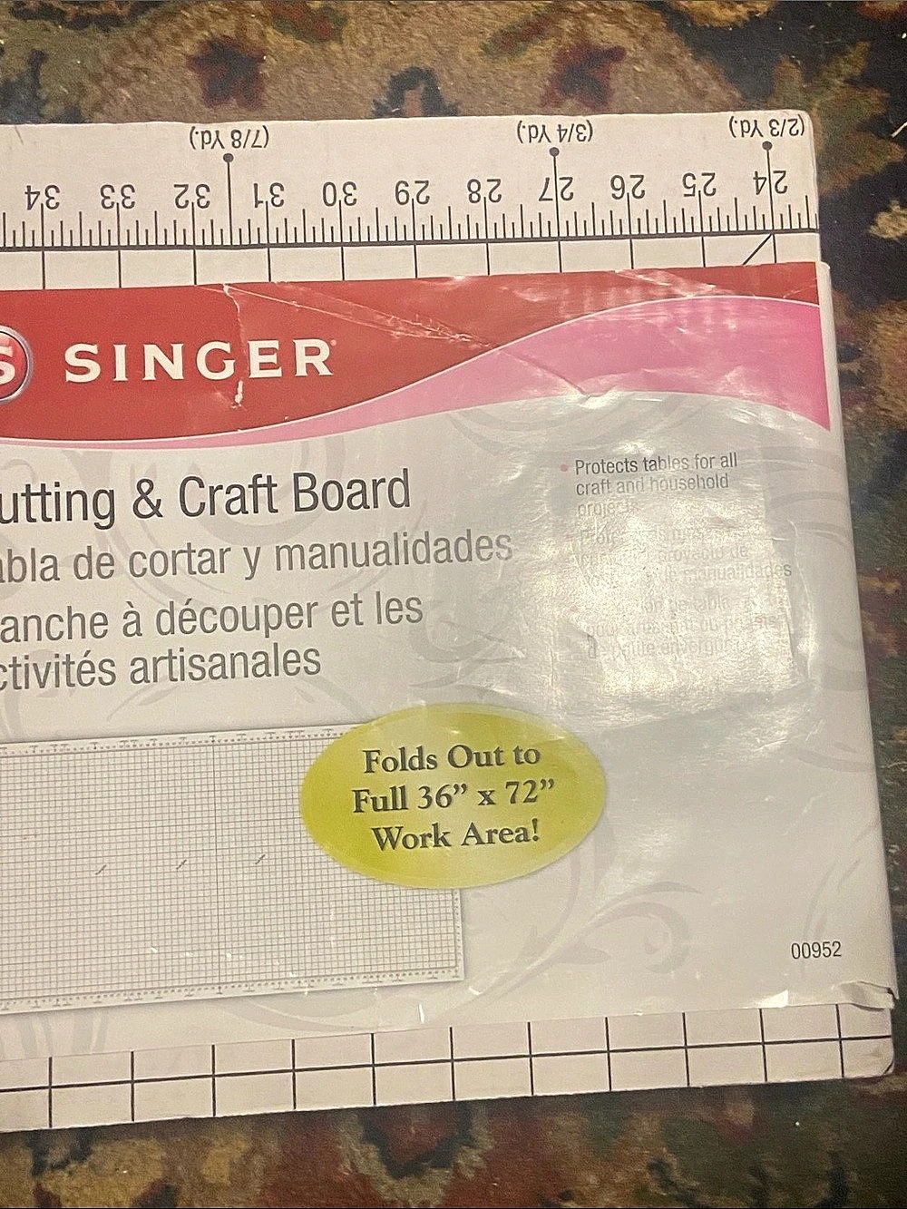 Singer Cutting & Craft Board 36 x 72 Inch Folding